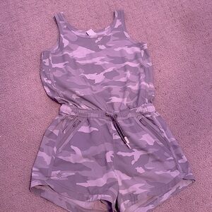 Athleta camo jumpsuit